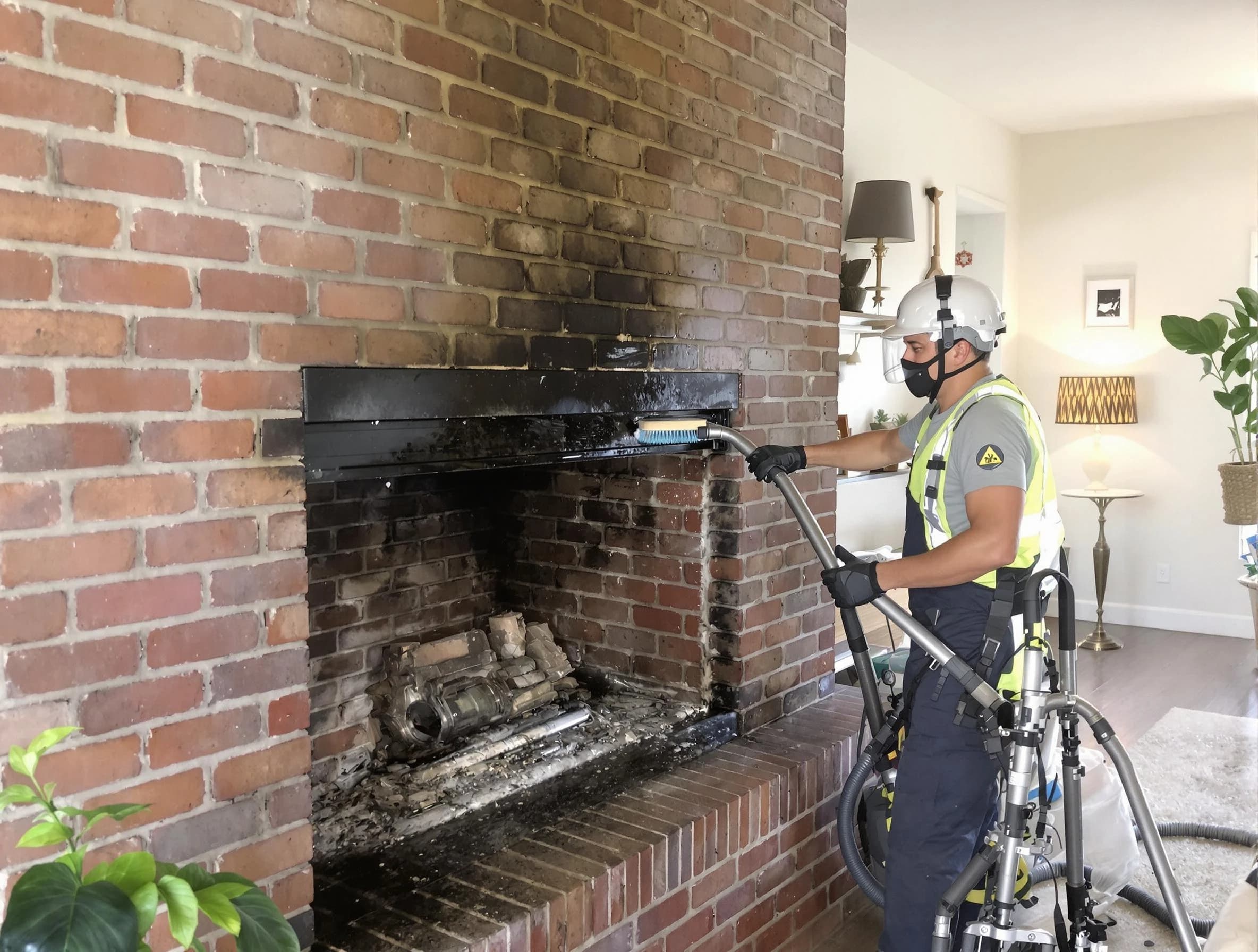Pine Chimney Sweep providing fireplace cleaning services in Pine, PA