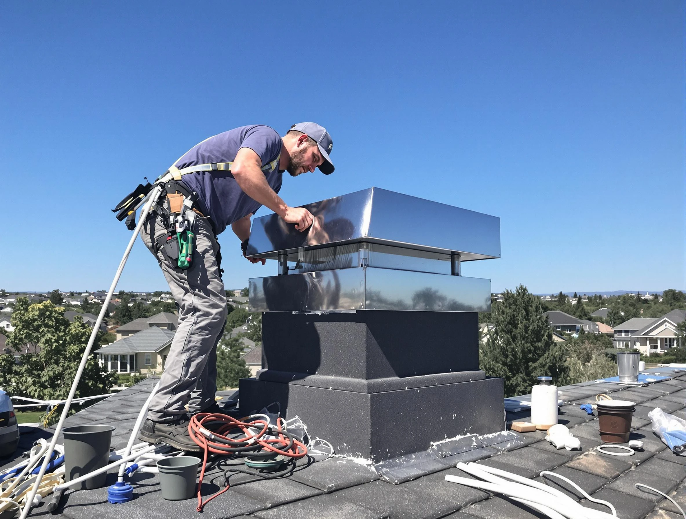 Chimney Cap Services in Pine