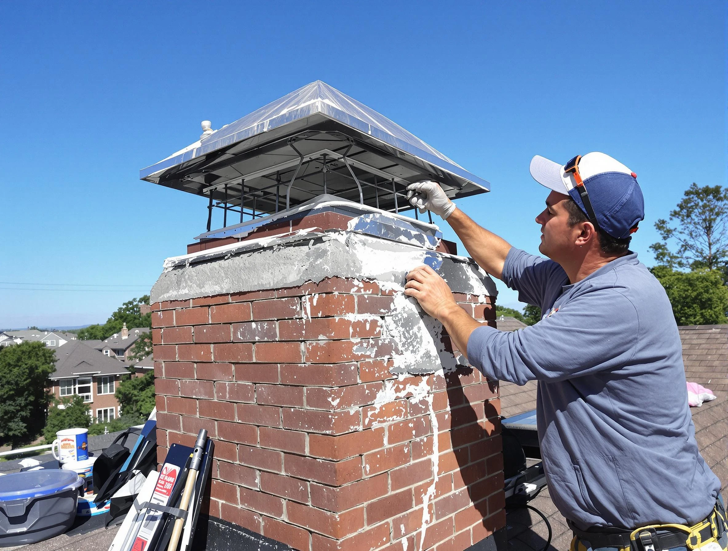 Chimney Crown Services in Pine