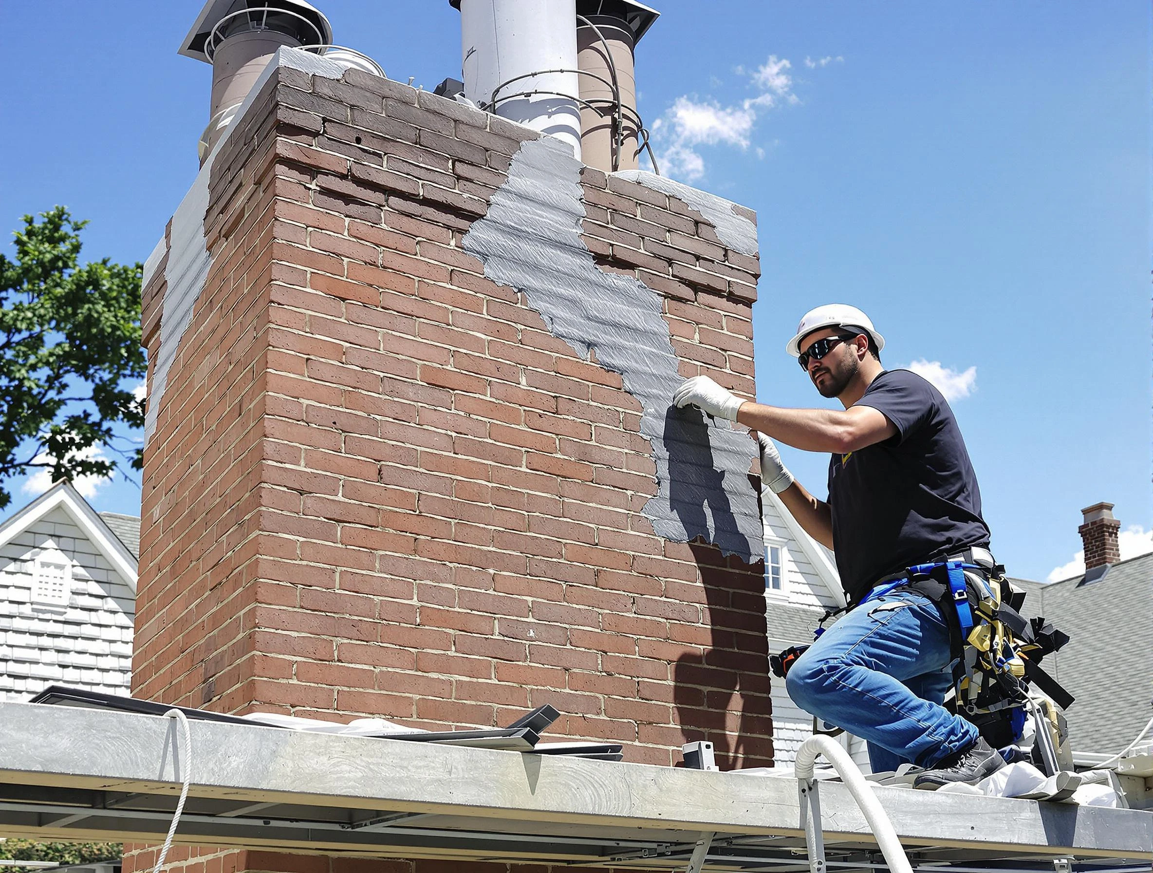 Chimney Restoration in Pine